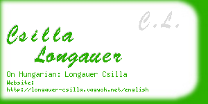 csilla longauer business card